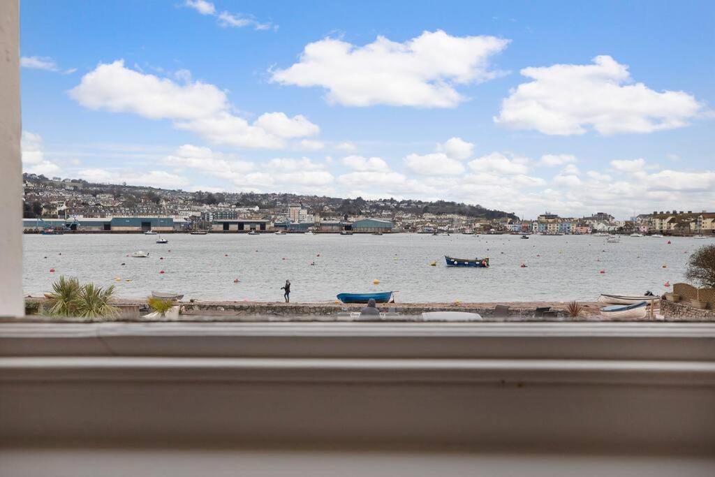 Beach Front Flat Shaldon With Parking ภายนอก รูปภาพ